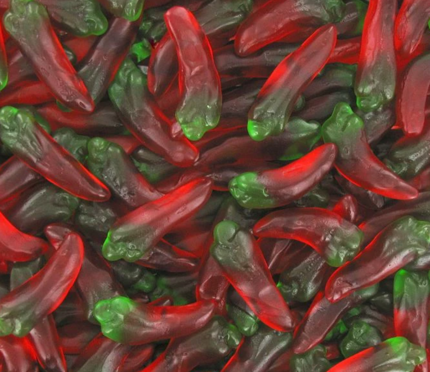 Piments gélifiés lisses