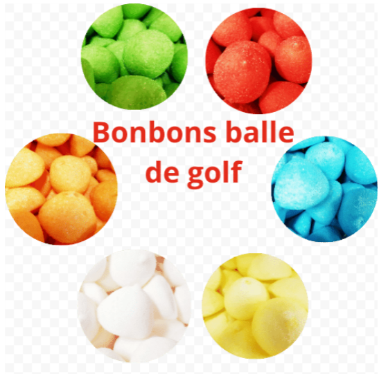 🏌️‍♂️ Balle de Golf – Guimauve Non Halal x10