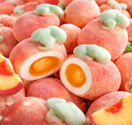 Pêche Mallow fourré x5