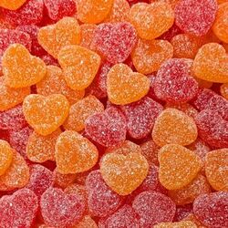 🍑 Petit Cœur Sucré – Saveur Pêche – Halal & Sans Gluten ✨